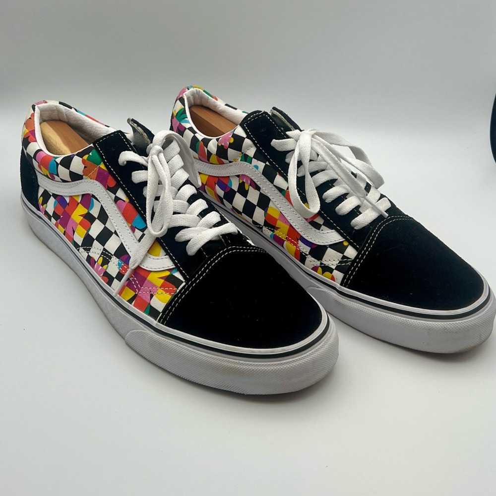 Vans Old Skool Floral Checkerboard